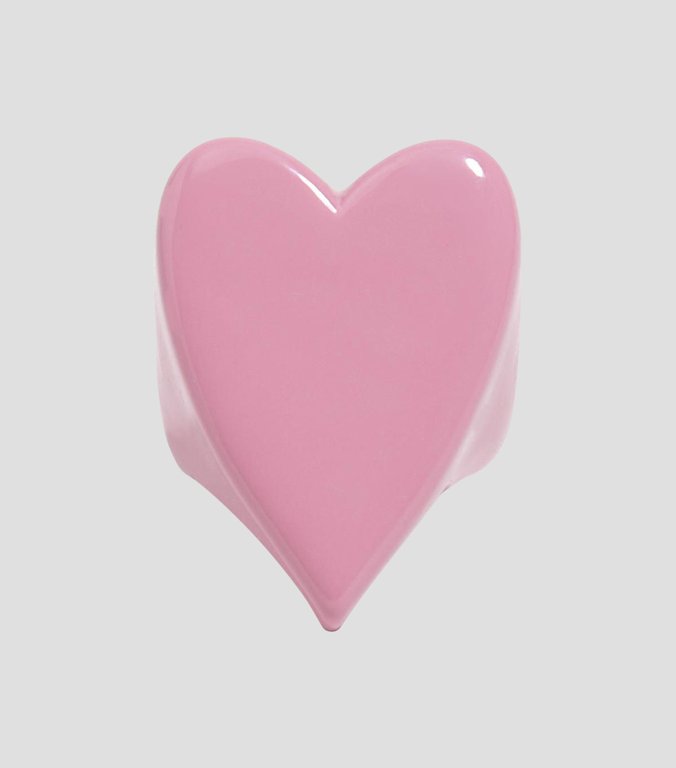 Anillo corazón lacado Mujer
